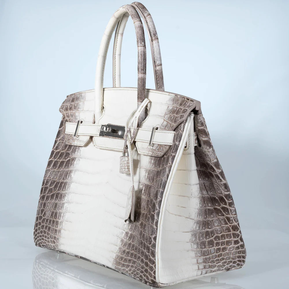 HERMÈS BIRKIN 30 MATTE BOUGAINVILLIER ALLIGATOR PALLADIUM HARDWARE (CoHERMÈS BIRKIN 30 WHITE HIMA NILO CROCODILE PALLADIUM HARDWAREpy)