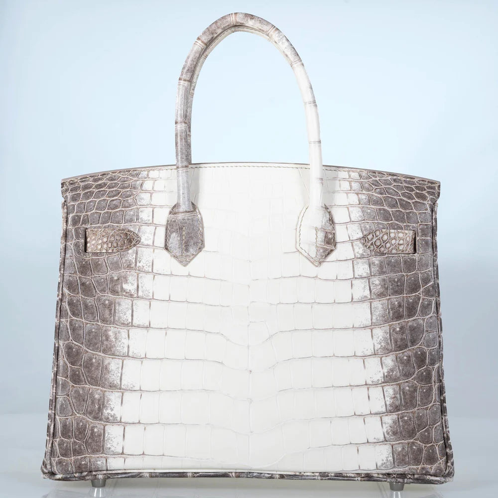 HERMÈS BIRKIN 30 MATTE BOUGAINVILLIER ALLIGATOR PALLADIUM HARDWARE (CoHERMÈS BIRKIN 30 WHITE HIMA NILO CROCODILE PALLADIUM HARDWAREpy)