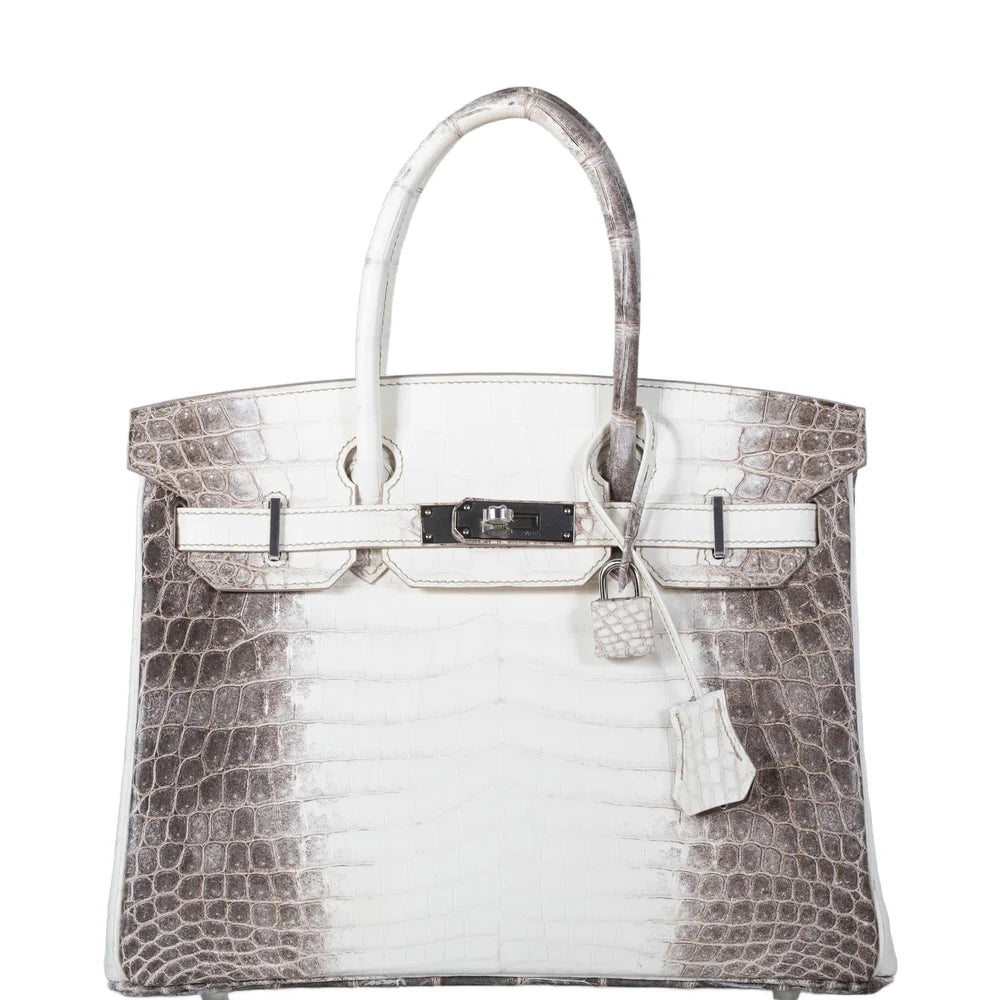 HERMÈS BIRKIN 30 MATTE BOUGAINVILLIER ALLIGATOR PALLADIUM HARDWARE (CoHERMÈS BIRKIN 30 WHITE HIMA NILO CROCODILE PALLADIUM HARDWAREpy)