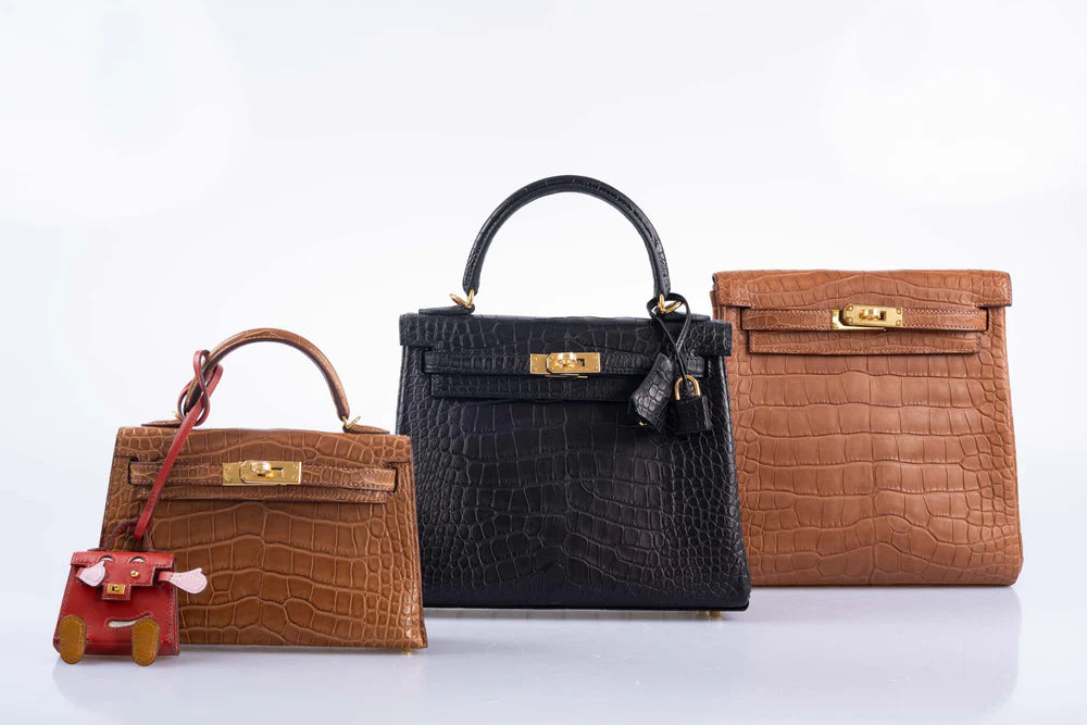 HERMÈS KELLY 20 MINI II SELLIER GOLD MATTE ALLIGATOR WITH GOLD HARDWARE