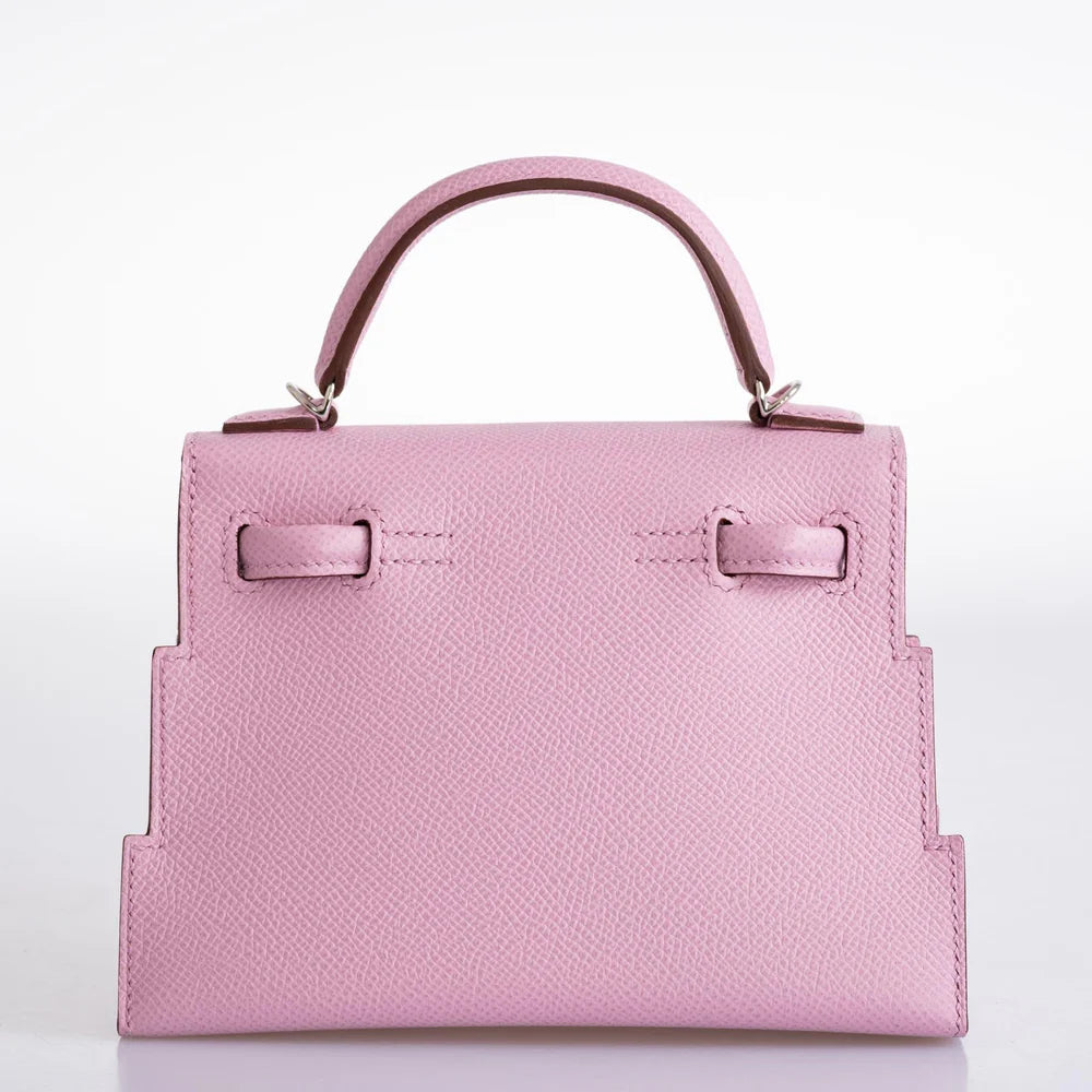 HERMÈS PICTO KELLY DOLL QUELLE IDOLE MAUVE SYLVESTRE, LIME, NATA AND CHAI EPSOM PALLADIUM HARDWARE