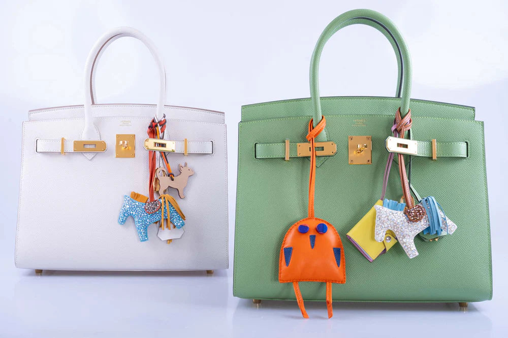 HERMES SELLIER BIRKIN 30 VERT CRIQUET EPSOM GOLD HARDWARE