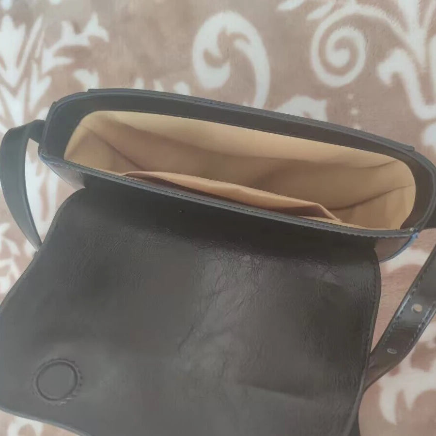 Saddle Bag Semicircle PU Leather