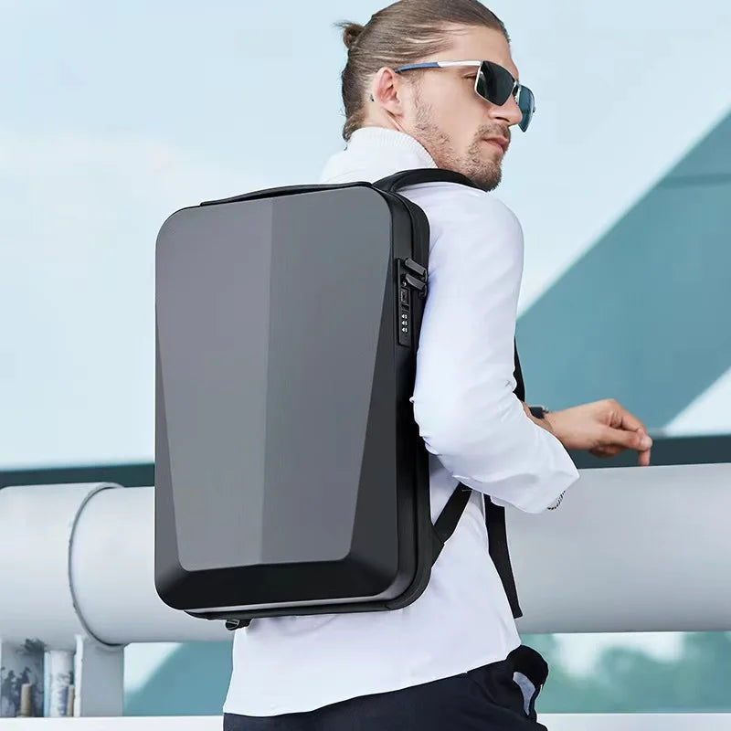"Bravel Anti-Theft Backpack 15.6" | Secure & Stylish Men's Travel Bag"