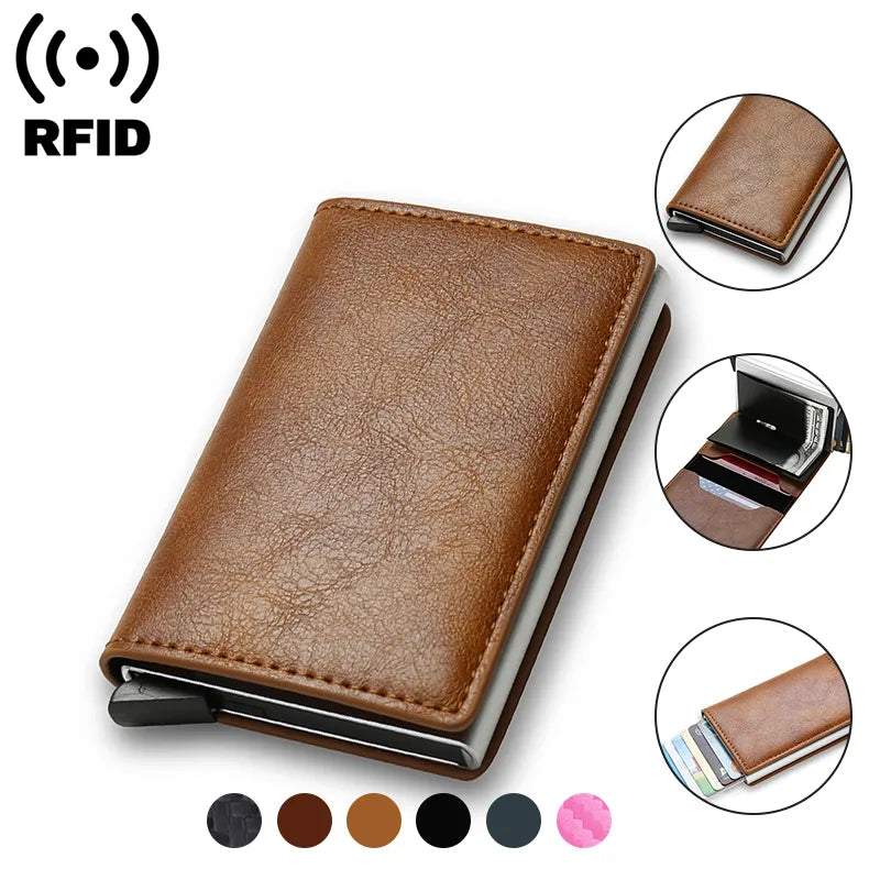 Small Leather Slim  Wallet S