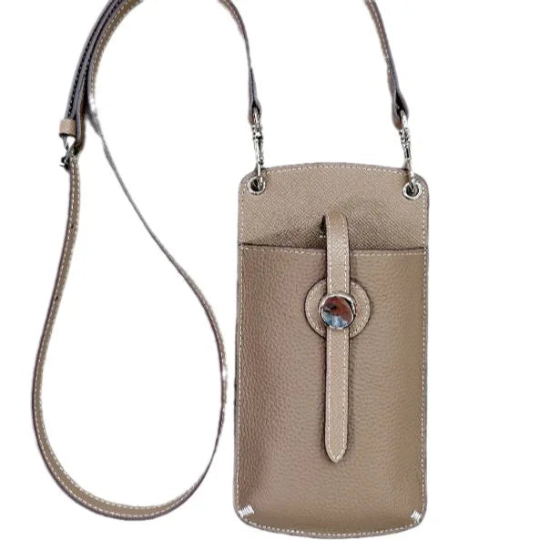 Genuine Leather Phone Crossbody Bag