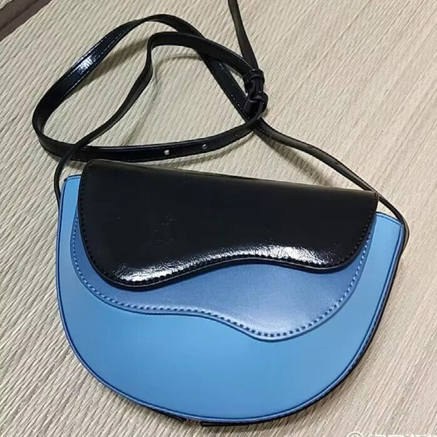 Saddle Bag Semicircle PU Leather