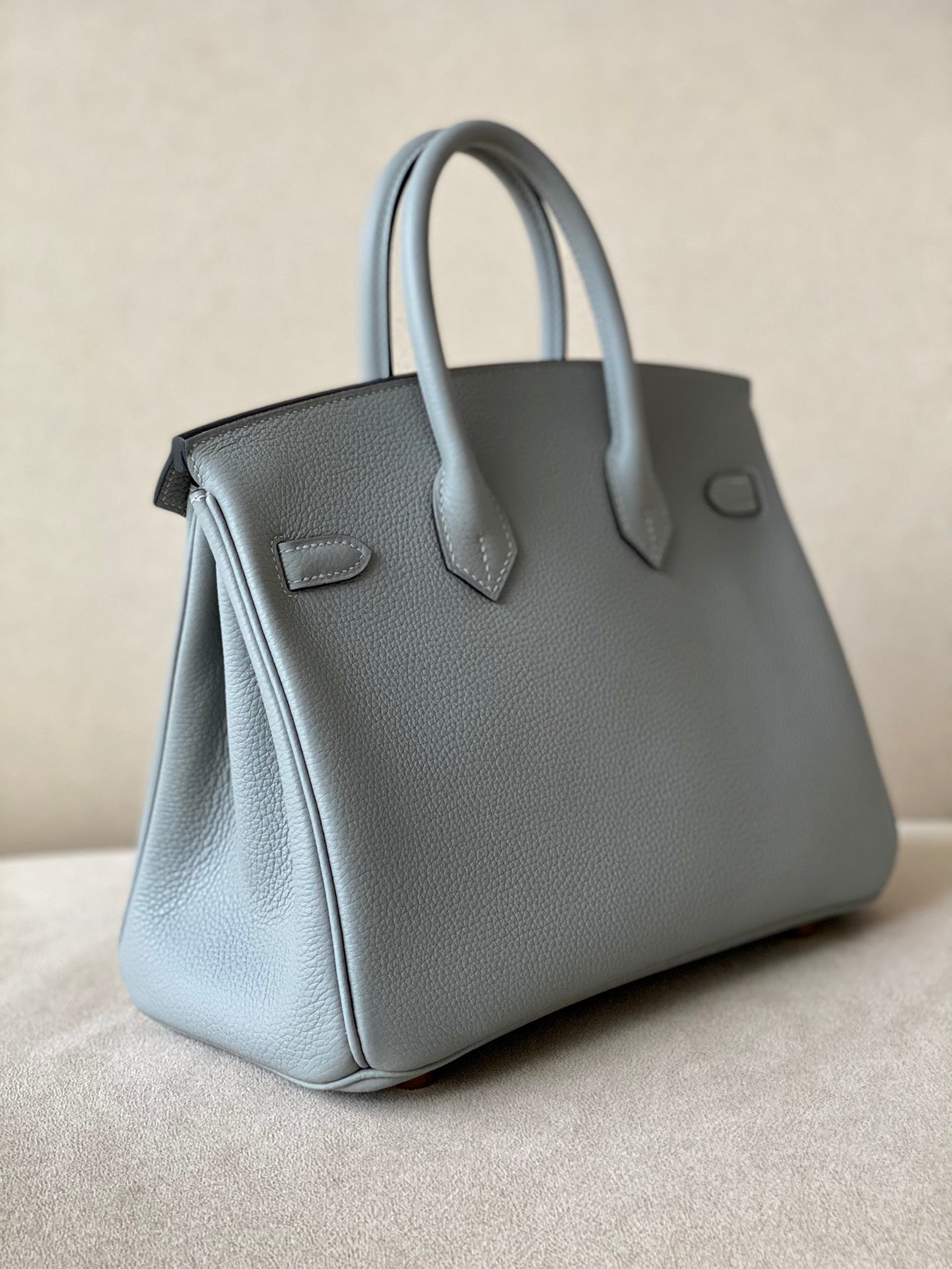 Hermes Birkin 4Z Seagull Grey