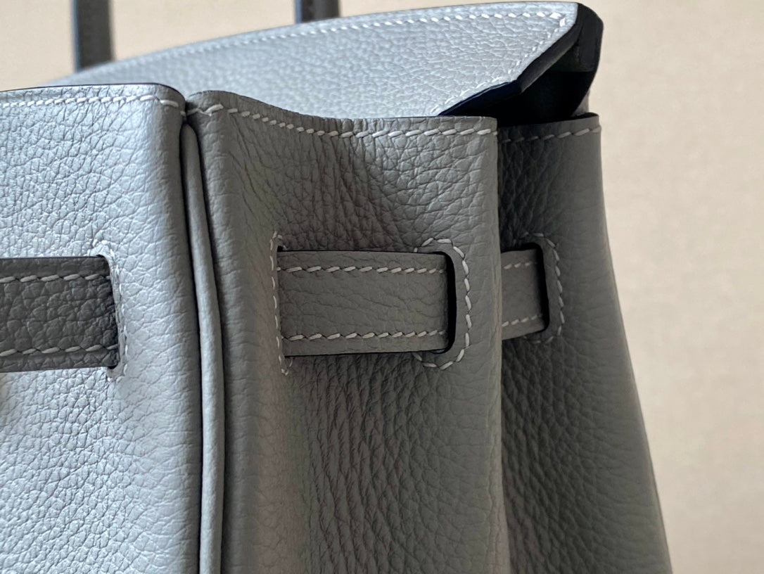 Hermes Birkin 4Z Seagull Grey