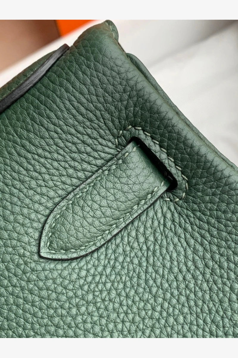 Hermes Kelly Togo 2Q Vert Anglais