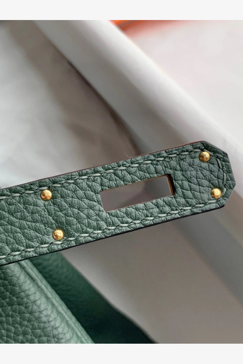 Hermes Kelly Togo 2Q Vert Anglais