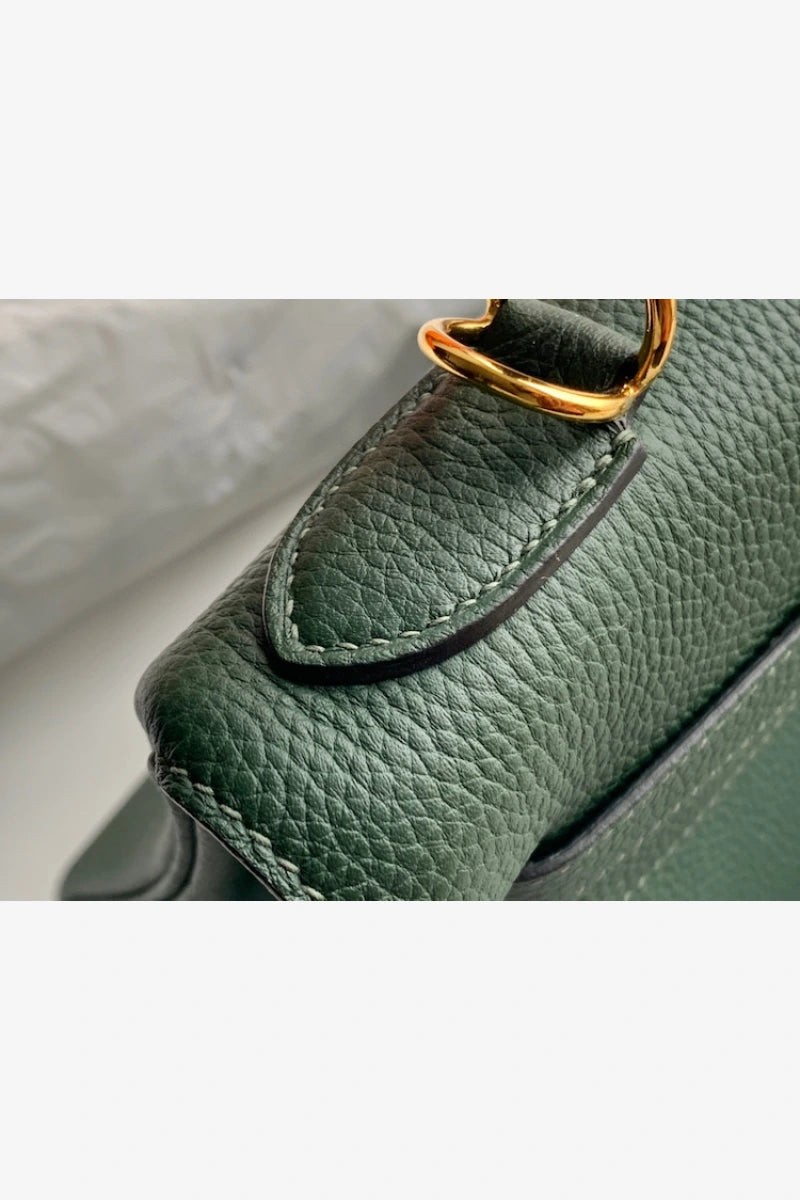 Hermes Kelly Togo 2Q Vert Anglais